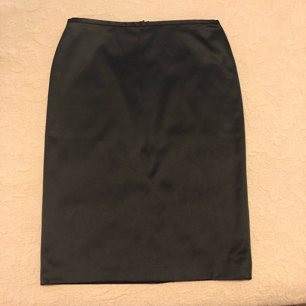 Satin Black Skirt - Sz 2